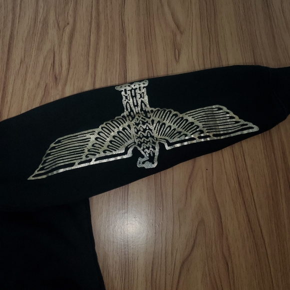 Rare BOY London Gold Wings Black  Hoodie Medium 2015 Tokyo Runway - Picture 7 of 11